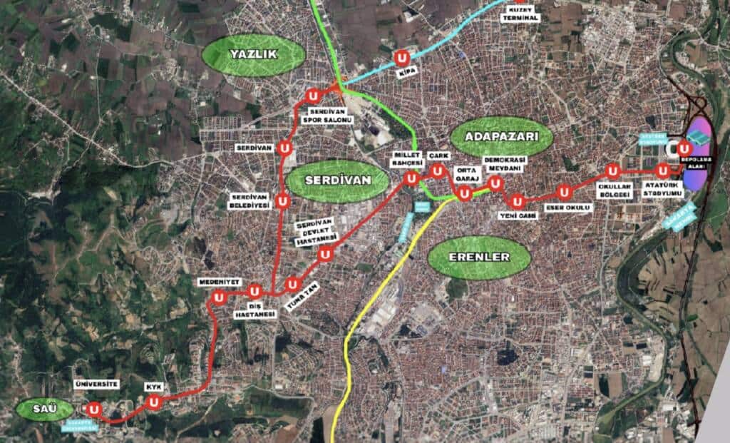 Adapazarı-Serdivan Tramvay Hattı için sözleşme imzalandı