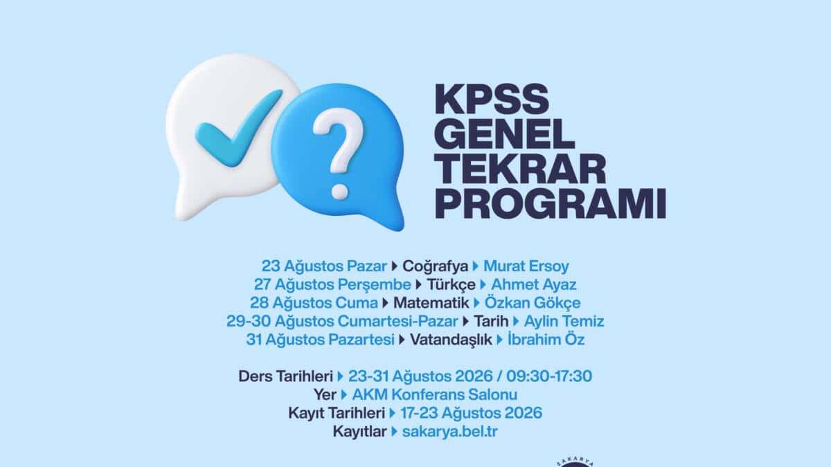 Büyükşehir’den KPSS adaylarına sınav öncesi güçlü destek