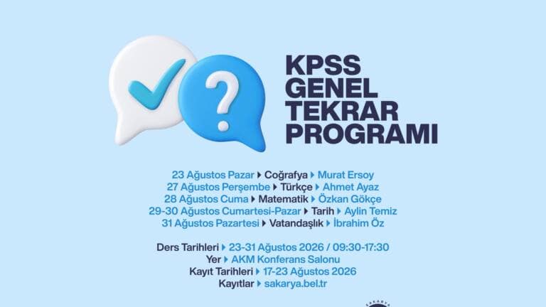 Büyükşehir’den KPSS adaylarına sınav öncesi güçlü destek