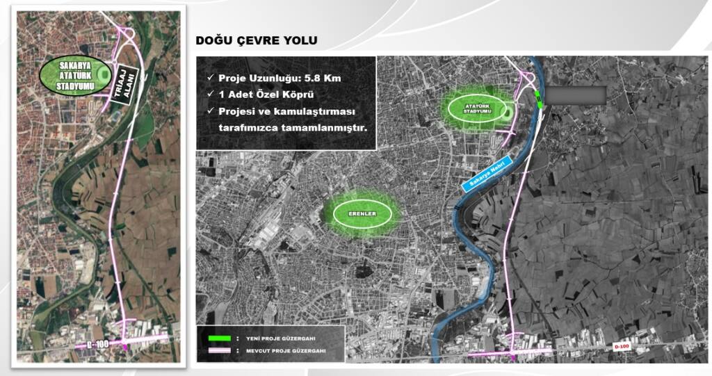 Doğu Çevre Yolu Sakarya ulaşımına yeni alternatif olacak