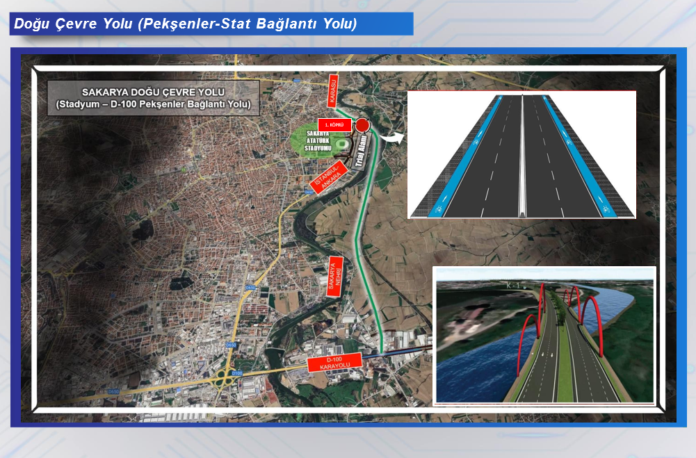 Doğu Çevre Yolu Sakarya ulaşımına yeni alternatif olacak
