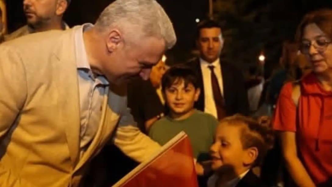 İlçede 30 Ağustos Zafer Bayramı Fener Alayı Düzenlendi