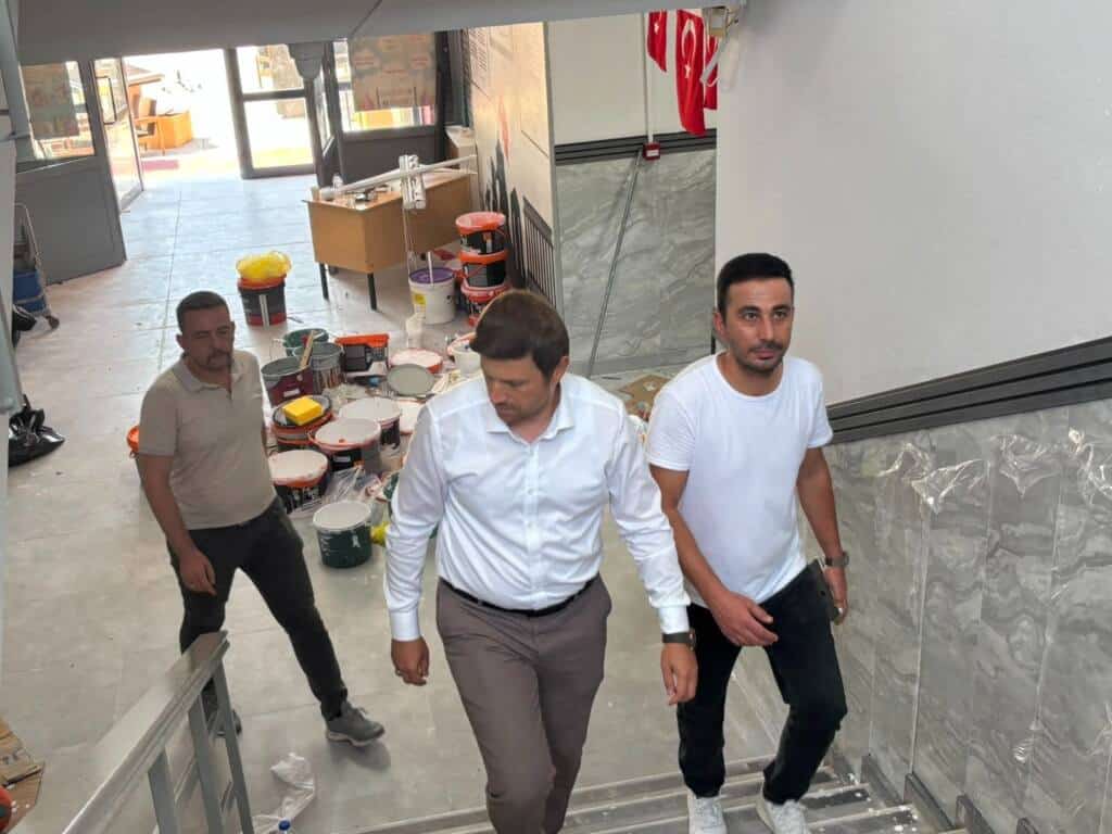 Karapınar İlk ve Ortaokulunda Yeni Dönem Hazırlıkları İncelendi