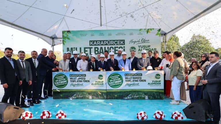 Karapürçek Millet Bahçesi ve Termal Turizm Projesi Başladı