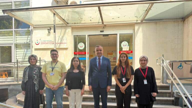 Kaymakam Musa Sarı İlçe Sağlık Müdürlüğünü Ziyaret Etti