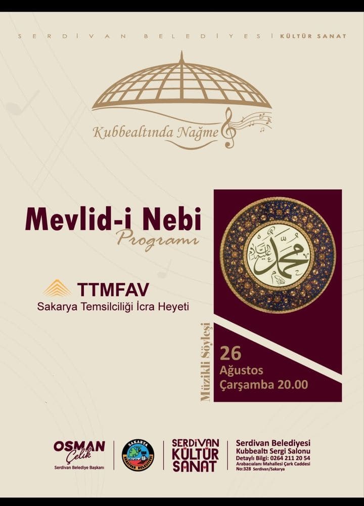 Kubbealtında Nağme’de Mevlid-i Nebi Programı Düzenleniyor