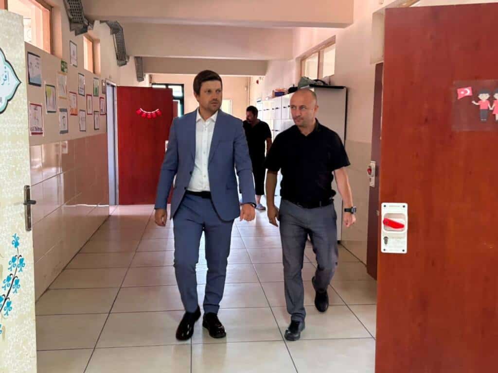 Kurudere İlkokulu ve Ortaokulunda Yeni Dönem Hazırlıkları İncelendi