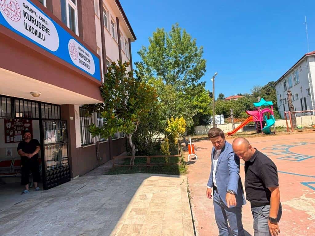 Kurudere İlkokulu ve Ortaokulunda Yeni Dönem Hazırlıkları İncelendi