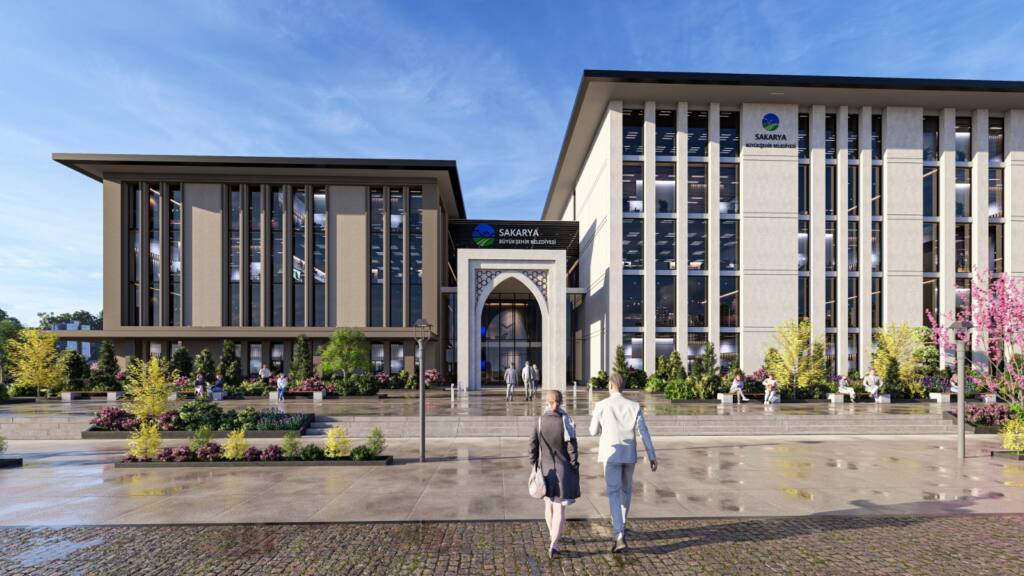 Sakarya Büyükşehir Belediyesi yeni hizmet binası için yıkım başladı