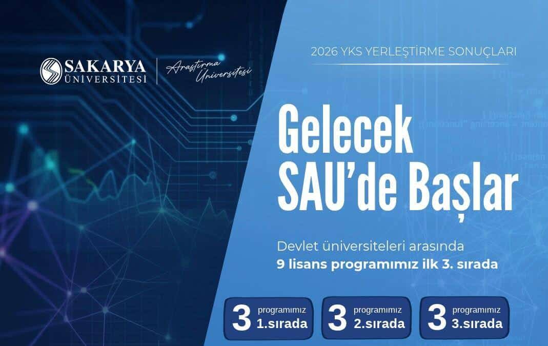 Sakarya Üniversitesi 2026 YKS’de Teknoloji Programlarında Öne Çıktı