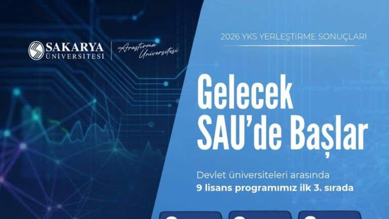 Sakarya Üniversitesi 2026 YKS’de Teknoloji Programlarında Öne Çıktı