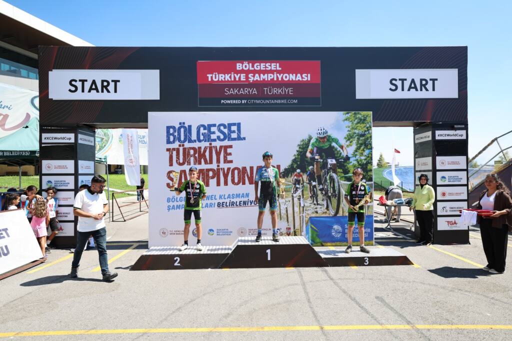 Sakarya’da Türkiye’nin İlk Bölgesel Dağ Bisikleti Şampiyonası Tamamlandı