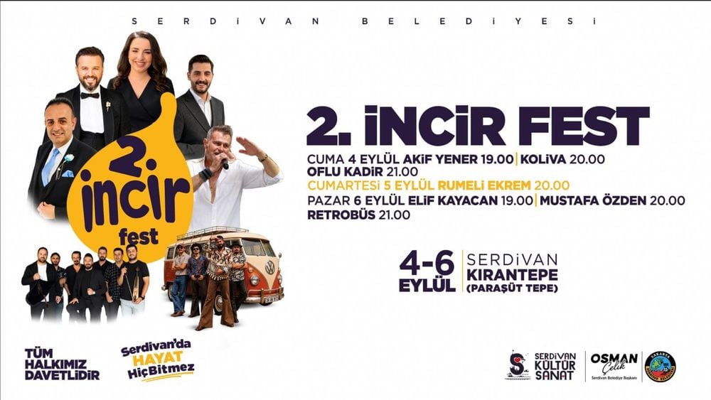 Serdivan’da 2. İncir Festivali 4 Eylül’de Başlıyor