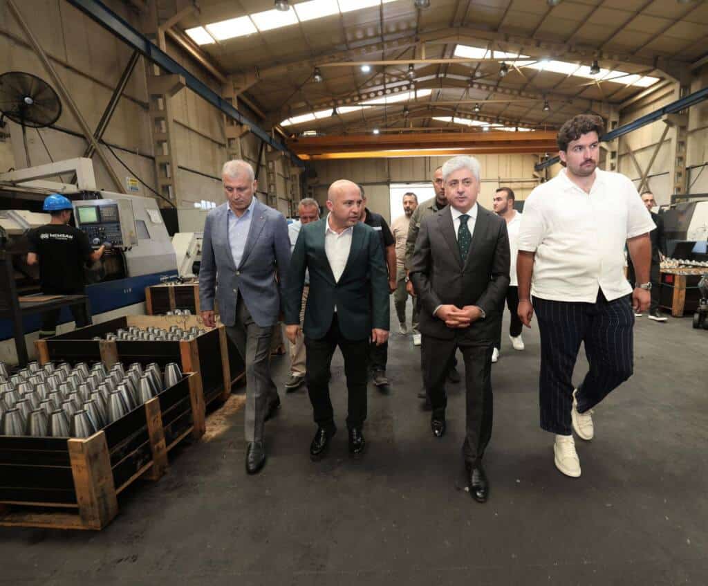 Vali Doğan Memsan Defense Fabrikasını İnceledi