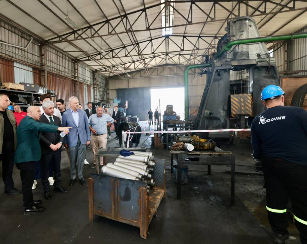 Vali Doğan Memsan Defense Fabrikasını İnceledi