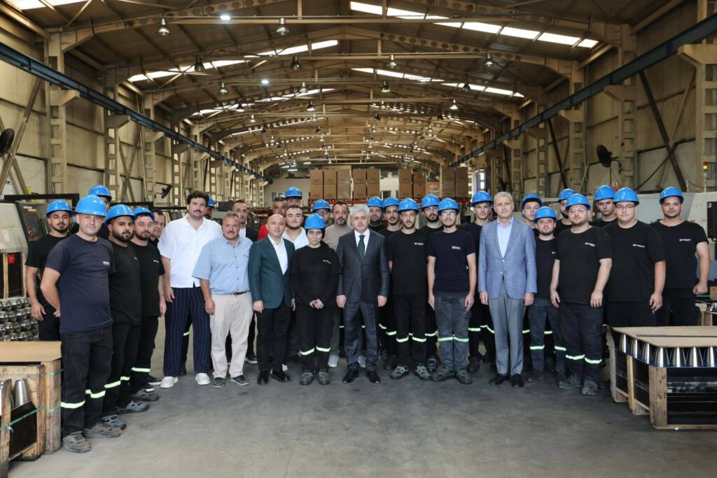 Vali Doğan Memsan Defense Fabrikasını İnceledi