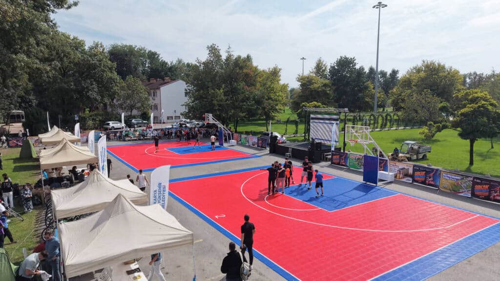 Aziz Duran Parkı’nda 3×3 Sokak Basketbolu Turnuvası Düzenlendi