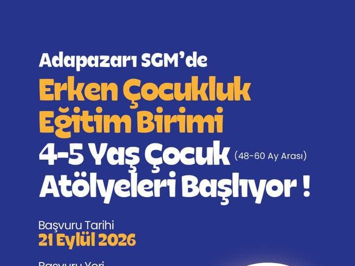 Büyükşehir’den 4-5 Yaş Çocuklar İçin Atölye