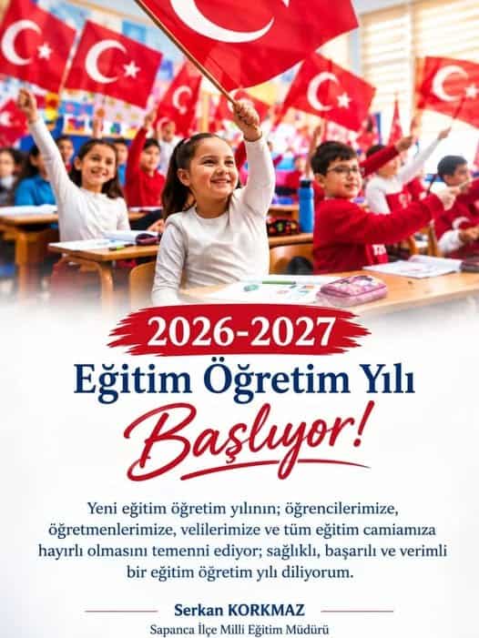 İlçe Milli Eğitim Müdüründen 2026-2027 Eğitim Yılı Mesajı