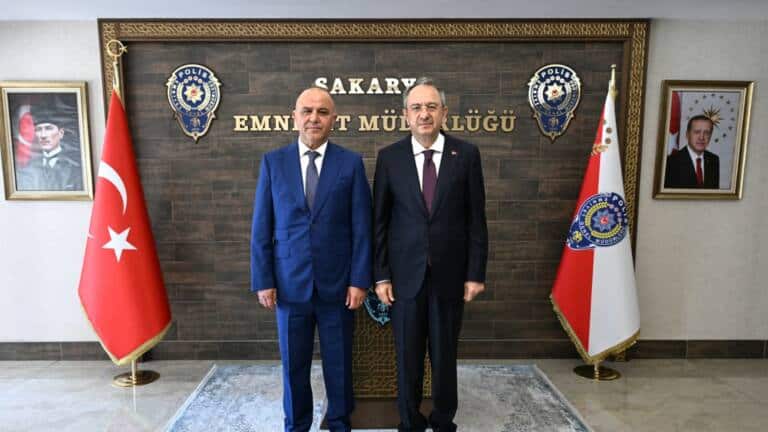 Kaymakam KUBİLAY’dan Emniyet Müdürü SAKA’ya İadeyi Ziyaret