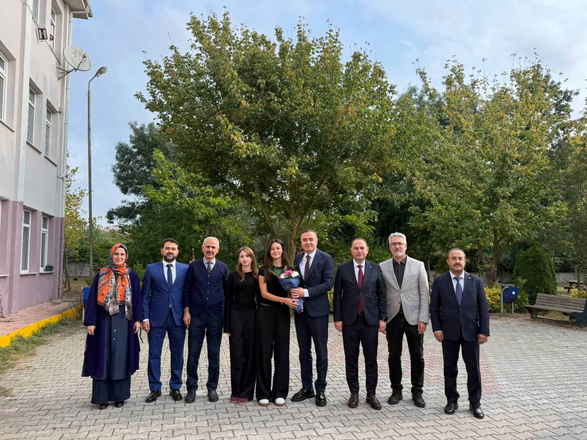 Kaymakam ve Rektörden Cemil Meriç Lisesine Ziyaret