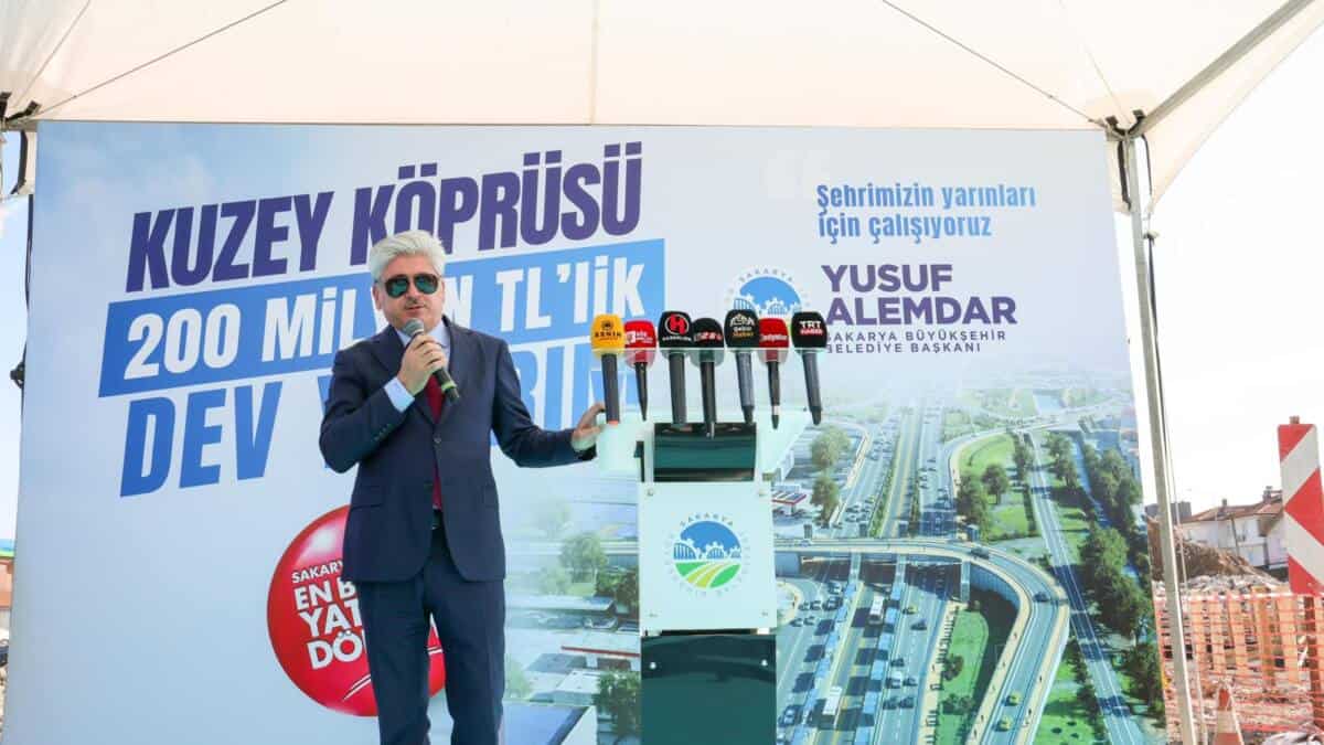 Kuzey Köprüsü’nün Temeli Sakarya’da Atıldı