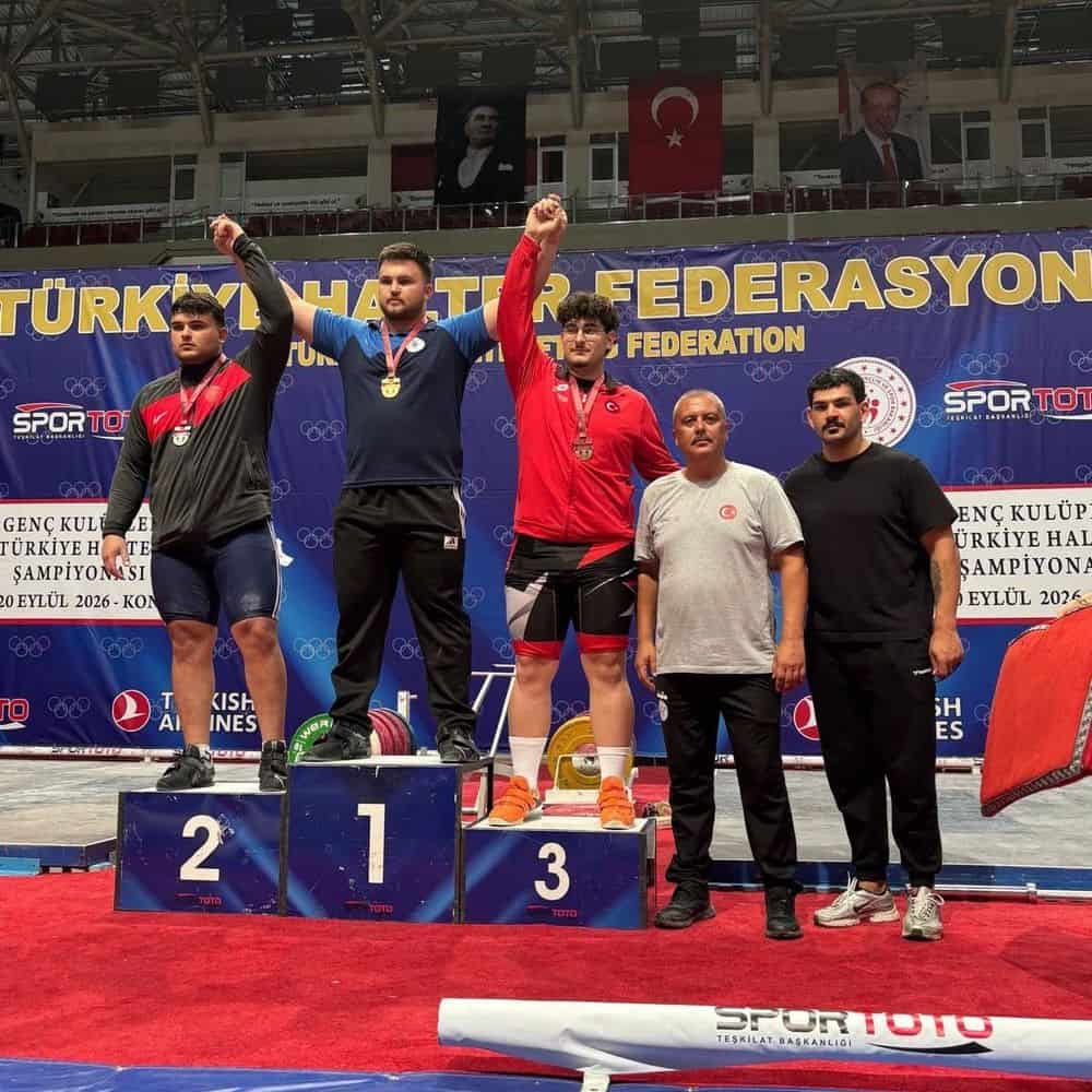 Ömer Gürmeriç Türkiye Halter Şampiyonasında Üçüncü Oldu