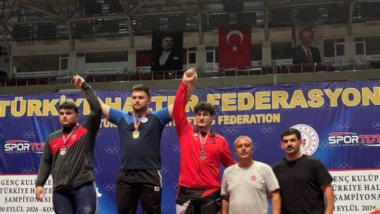 Ömer Gürmeriç Türkiye Halter Şampiyonasında Üçüncü Oldu