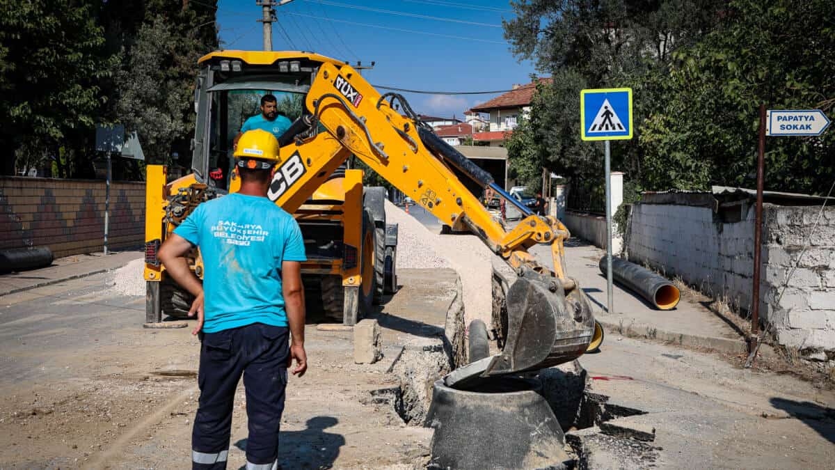 Pamukova’da içme suyu ve yağmur suyu projeleri ilerliyor