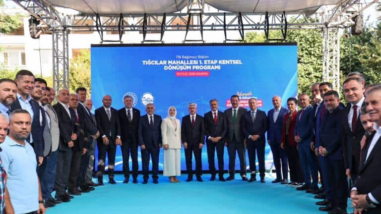 Sakarya’da Tığcılar Mahallesi Kentsel Dönüşüme Başladı