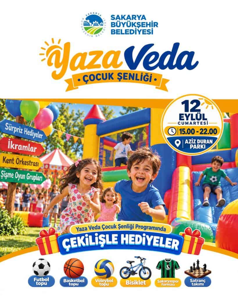 Sakarya’da Yaza Veda Çocuk Şenliği Düzenlenecek