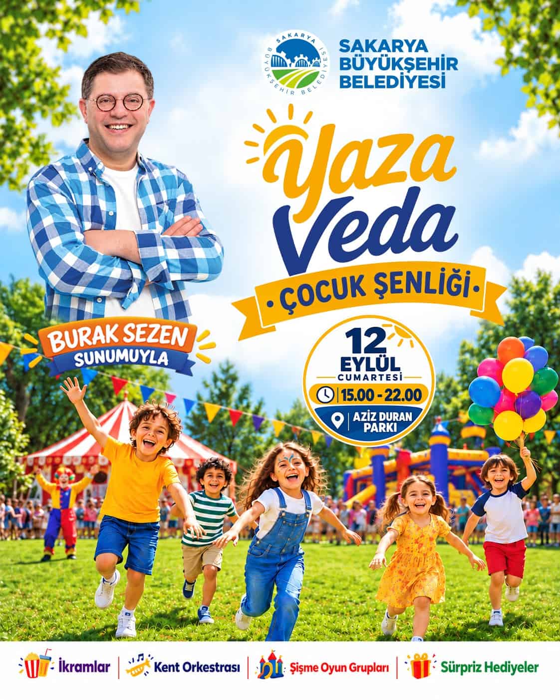 Sakarya’da Yaza Veda Çocuk Şenliği Düzenlenecek