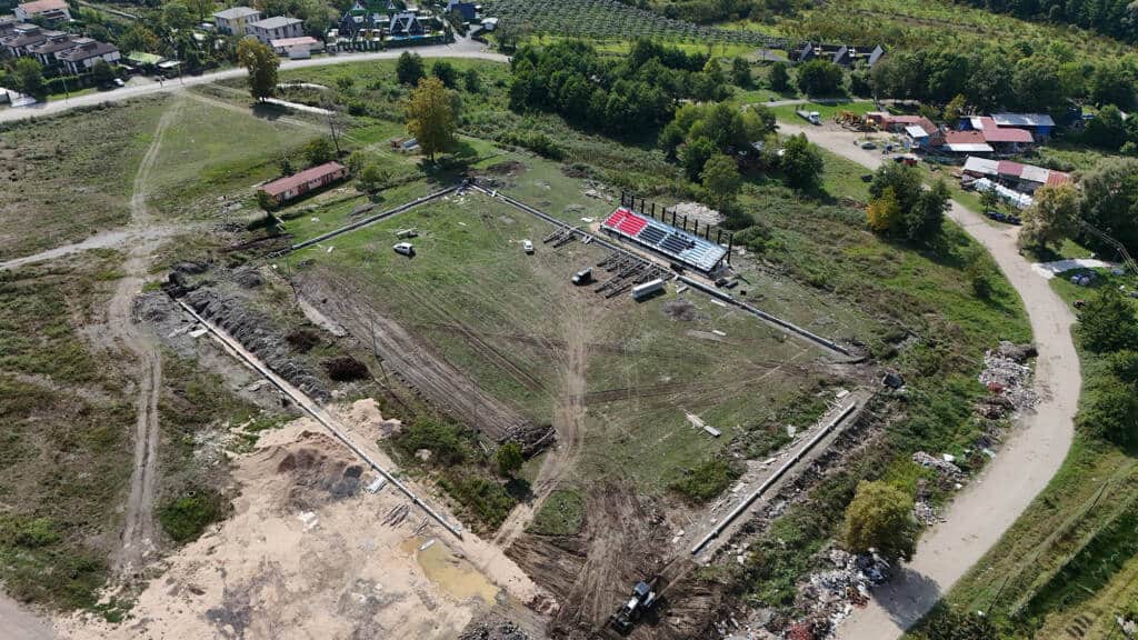 Sapanca Kurtköy Futbol Sahasında Tribün Montajı Sürüyor