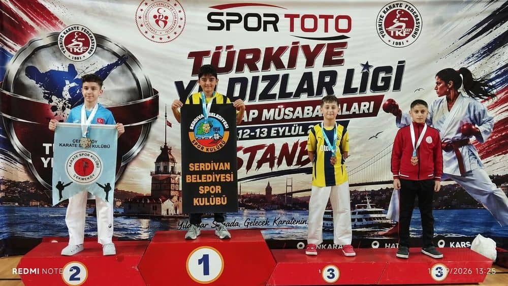 Serdivan Karate Takımı Türkiye Ligi’nde 20 Madalya Kazandı