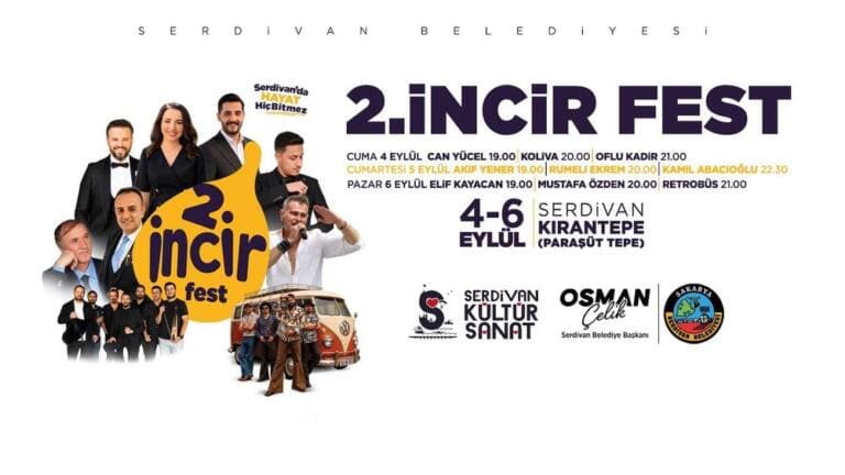Serdivan’da Coşku İncir Festivali ile Yarın Başlıyor