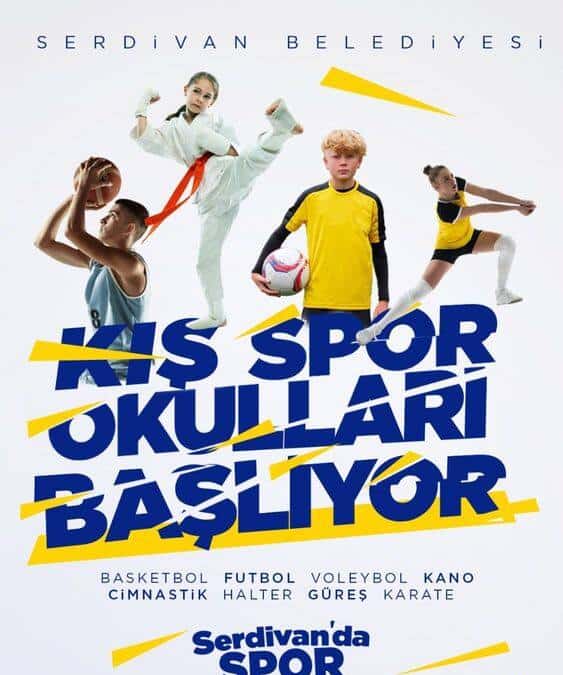 Serdivan’da Kış Spor Okulları Kayıtları Başladı