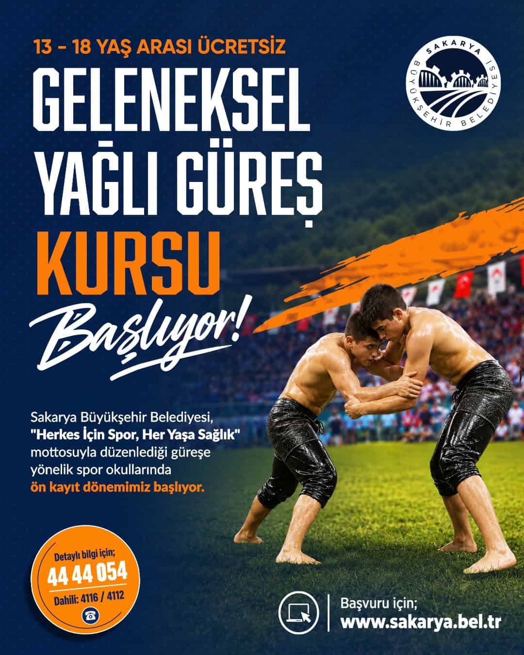 Yağlı Güreş Spor Okulları’nda ön kayıtlar başladı