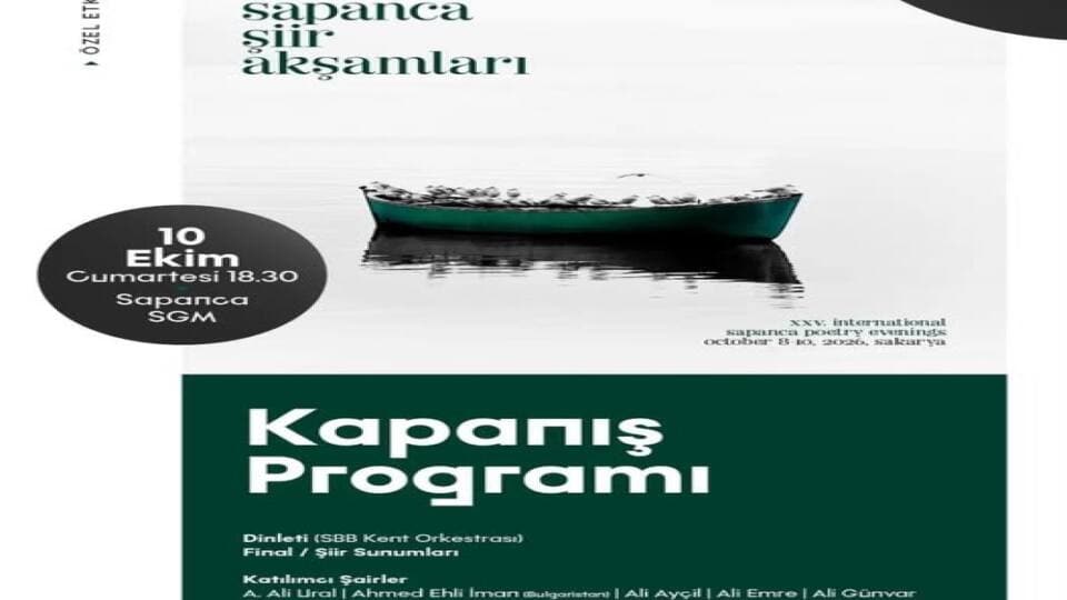 25. Uluslararası Sapanca Şiir Akşamları Başladı