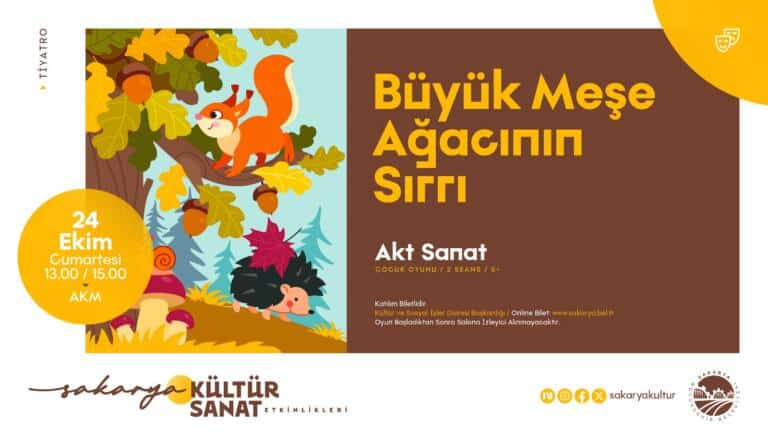 AKM’de hafta sonu çocuk tiyatrosu ve şifa söyleşisi