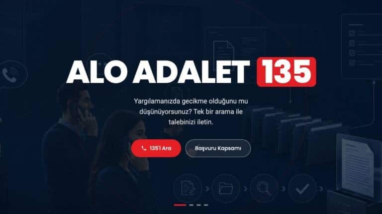 ALO ADALET 135 Başvuruları Artık UYAP Vatandaş Portalı’ndan da Yapılabilecek