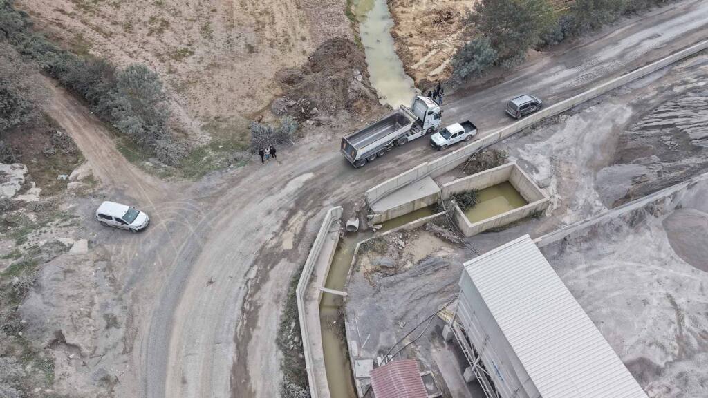 Değirmencik’te drenaj kanalı yenilendi