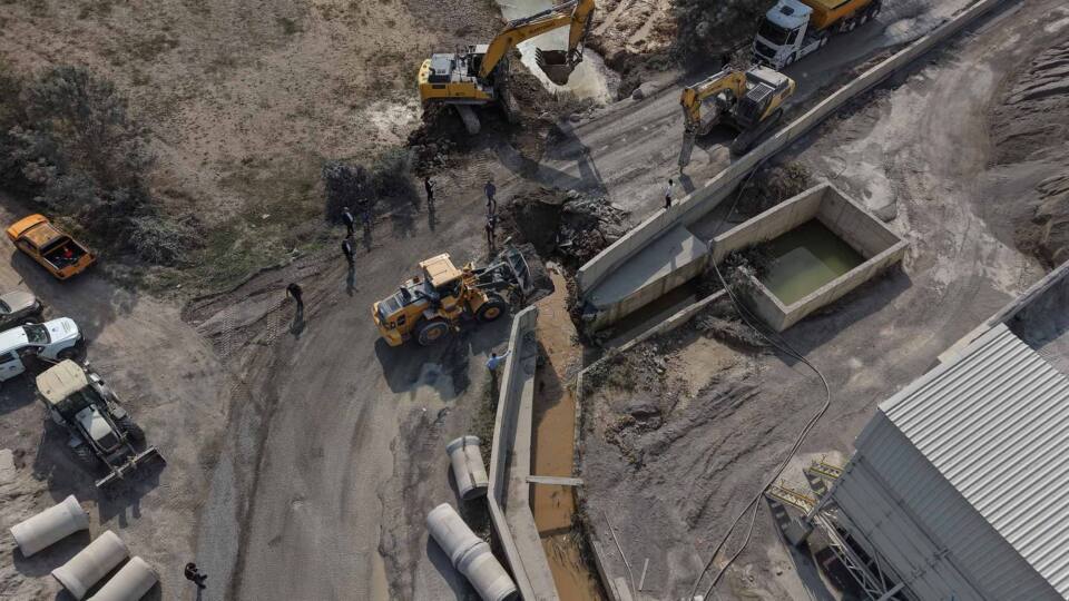 Değirmencik’te drenaj kanalı yenilendi