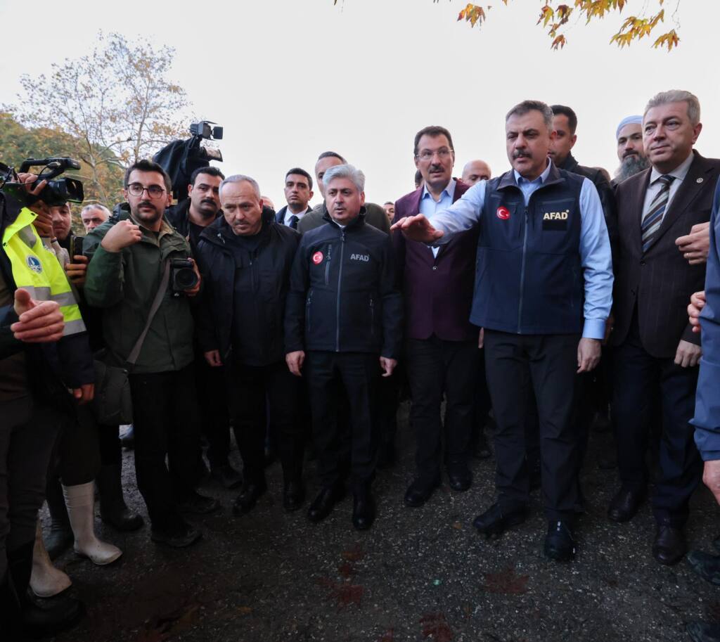 İçişleri Bakanı Çiftçi Sakarya’da Yağışları İnceledi