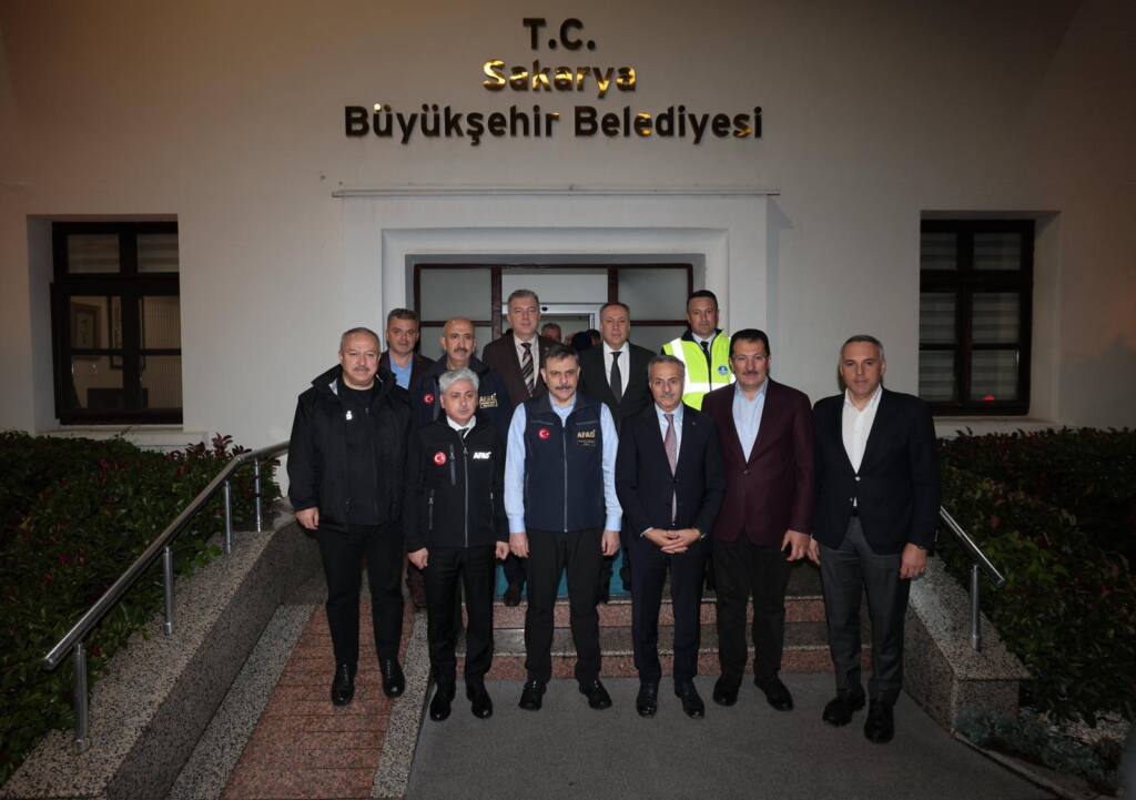 İçişleri Bakanı Çiftçi Sakarya’da Yağışları İnceledi