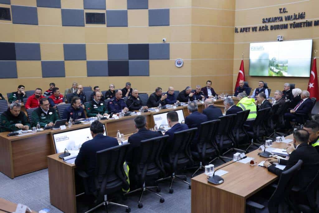 İçişleri Bakanı Çiftçi Sakarya’da Yağışları İnceledi