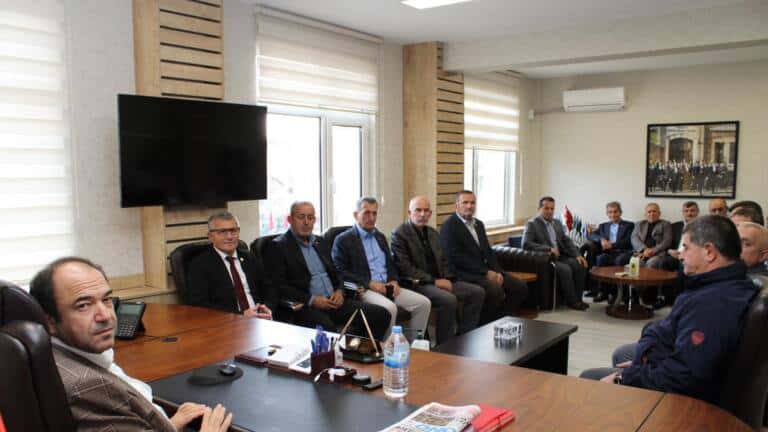 Karasu Muhtarlarından Kaymakam Arslan’a Ziyaret