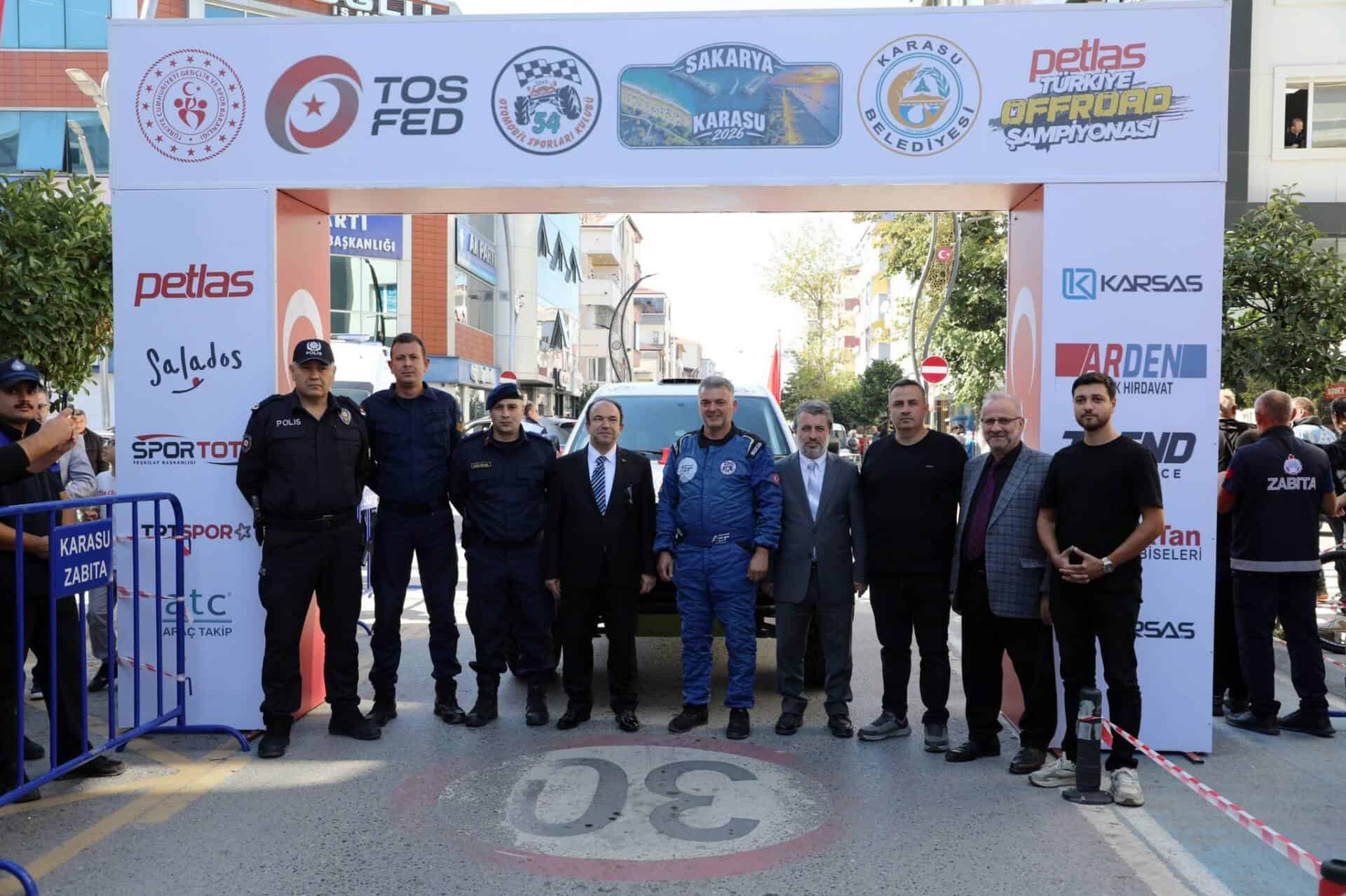 Karasu’da Petlas 2026 Off-Road Şampiyonası Start Töreni Yapıldı