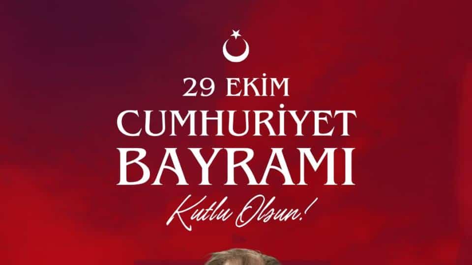 Kaymakamdan 29 Ekim Cumhuriyet Bayramı Mesajı