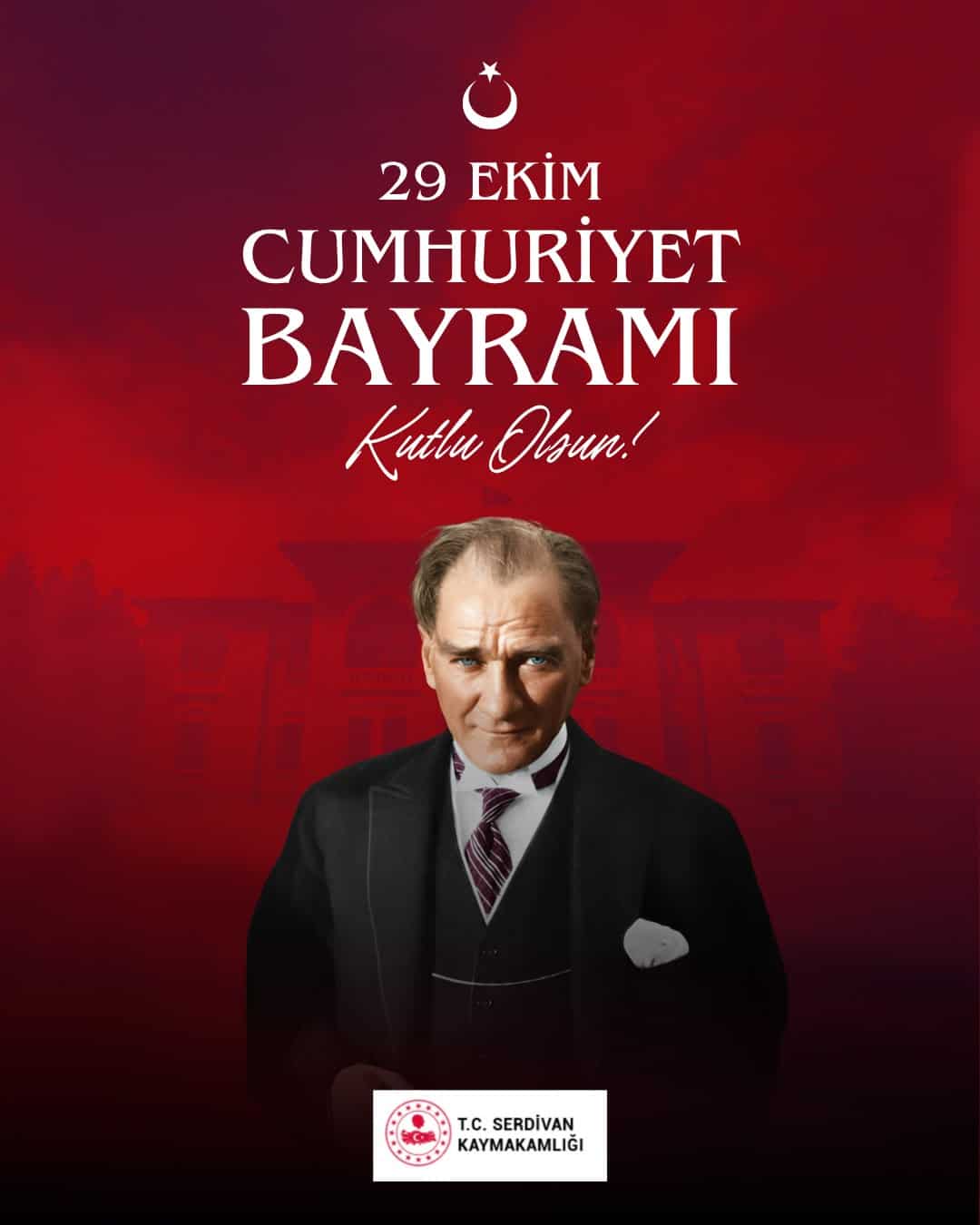 Kaymakamdan 29 Ekim Cumhuriyet Bayramı Mesajı