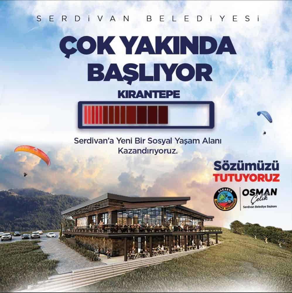 Kırantepe Sosyal Tesisi Yeni Seyir Terası İçin Kapanıyor